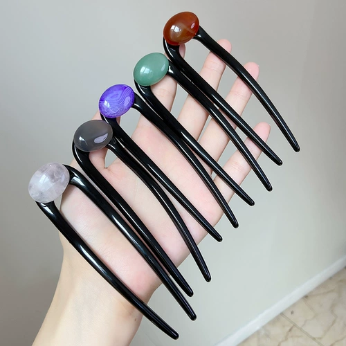 Современная китайская шпилька, заколка для волос, простой и элегантный дизайн