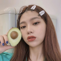 No trace hairclip Ouyang Nana same hair card Net red duck bill clip clip headwear hairclip edge clip girl Liu Haijia clip