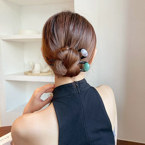 Современная китайская шпилька, заколка для волос, простой и элегантный дизайн