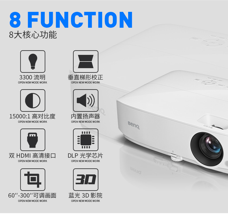 Máy chiếu BenQ BenQ MX532 tại nhà HD đào tạo giảng dạy hội nghị kinh doanh máy chiếu cầm tay - Máy chiếu