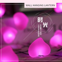 Love lantern Dormitory artifact decoration lamp Romantic confession small lantern Star lamp Birthday decoration Bedroom decoration lamp