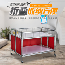 Supermarket promotion car dump truck truck flower shelf special car clothing store promotion display rack mobile Special dump truck