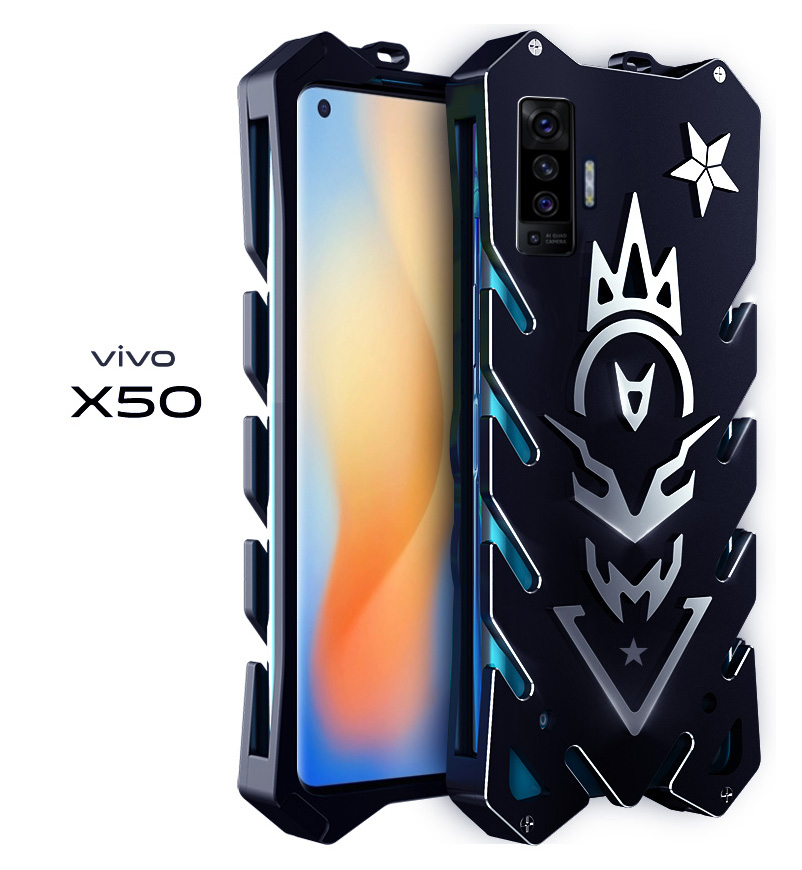 SIMON New THOR II Aviation Aluminum Alloy Shockproof Armor Metal Case Cover for vivo X50 Pro & vivo X50 & vivo Y70s & vivo Y50