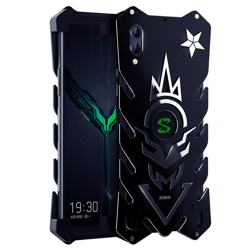 SIMON New THOR II Aviation Aluminum Alloy Shockproof Armor Metal Case Cover for Xiaomi Black Shark 2