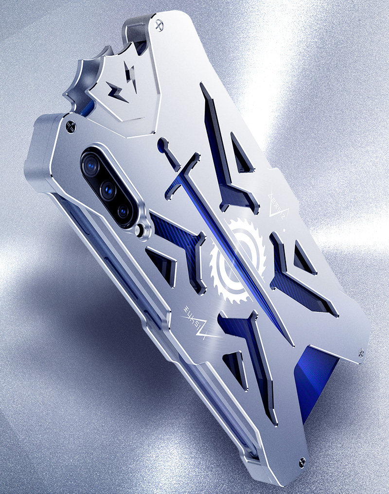 SIMON THOR Aviation Aluminum Alloy Shockproof Armor Metal Case Cover for vivo iQOO