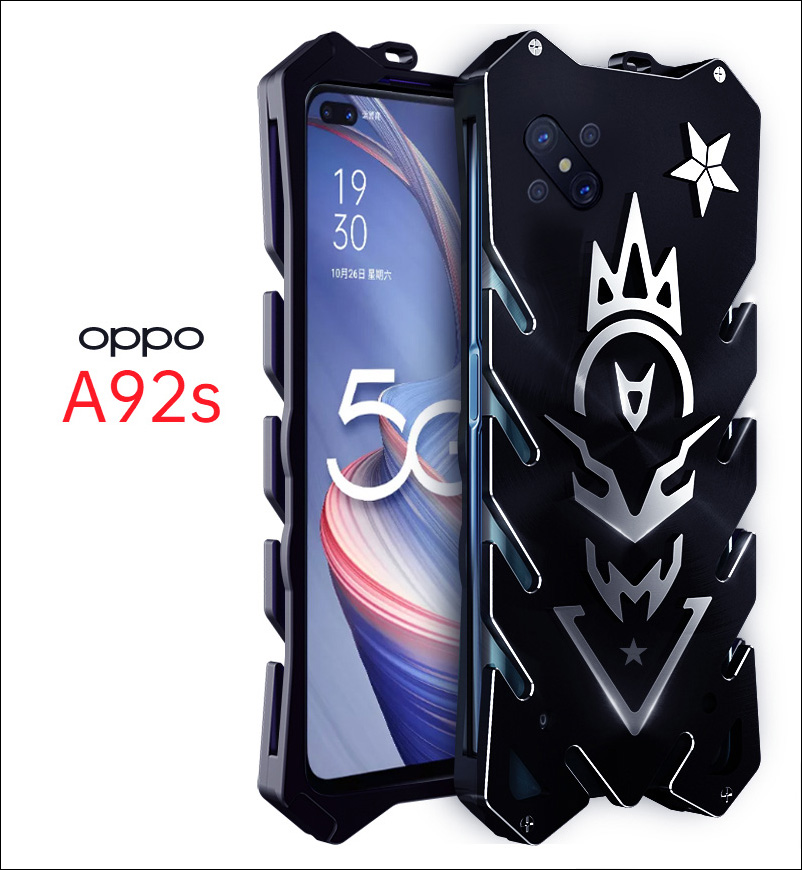 SIMON New THOR II Aviation Aluminum Alloy Shockproof Armor Metal Case Cover for OPPO Reno3 Pro & OPPO Reno3 & OPPO A92s & OPPO A91