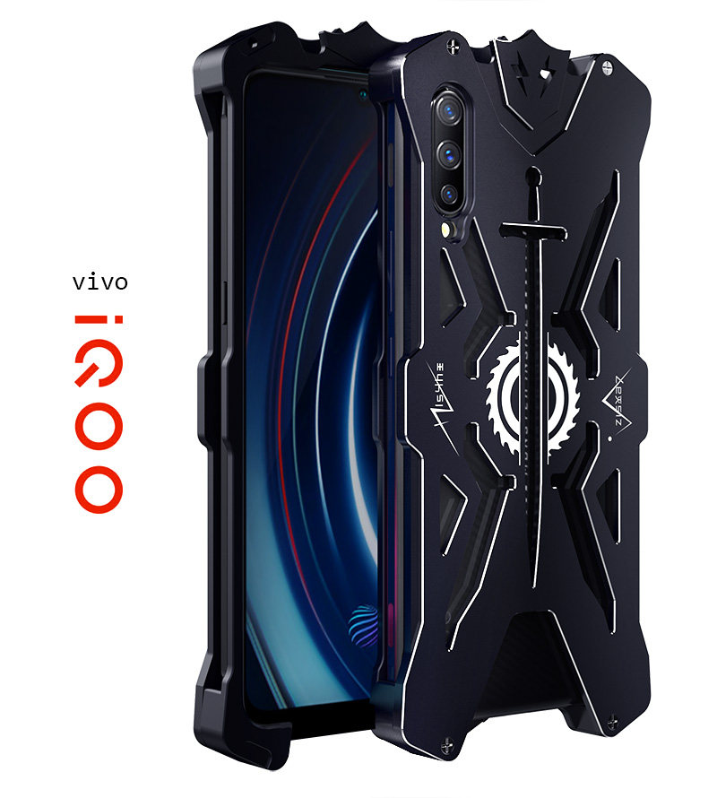 SIMON THOR Aviation Aluminum Alloy Shockproof Armor Metal Case Cover for vivo iQOO