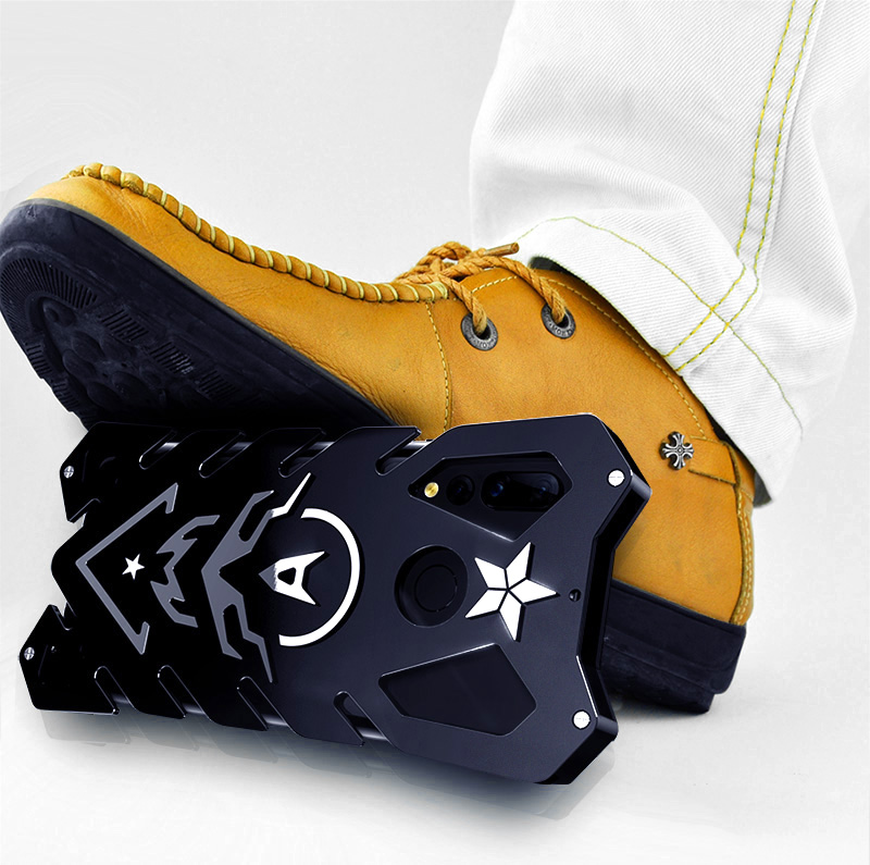 SIMON New THOR II Aviation Aluminum Alloy Shockproof Armor Metal Case Cover for Huawei nova 4e & Huawei nova 4 & Huawei P30 Lite