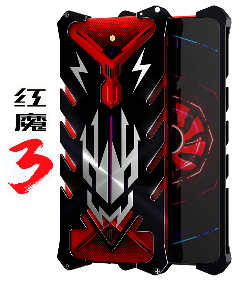 SIMON New THOR II Aviation Aluminum Alloy Shockproof Armor Metal Case Cover for nubia Red Magic 3