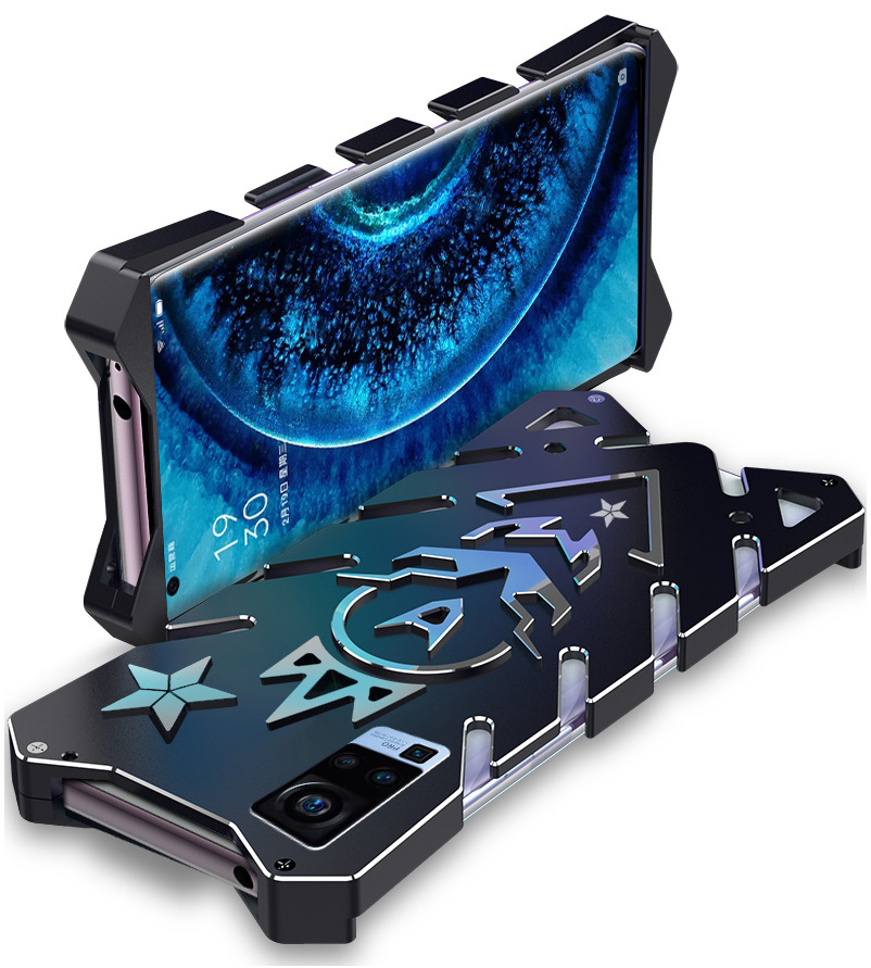 SIMON New THOR II Aviation Aluminum Alloy Shockproof Armor Metal Case Cover for vivo X50 Pro & vivo X50 & vivo Y70s & vivo Y50