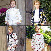 (Clearance discount from 298 yuan) Boys dress suit childrens flower childrens performance suit suit suit