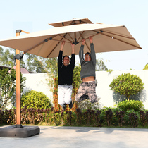 Far-lush outdoor beach umbrellas Courtyard Umbrella Villa Garden Outdoor Open-air Large Sun Umbrella Stall Rome Umbrella Custom