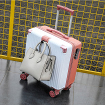 Suitcase Womens small Upper Plane Day Tie Bar Case 20 inch Boarding Firm Durable Thickened Dinghi Net Red New