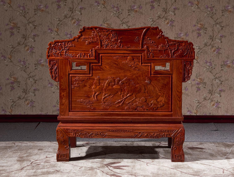 товар из китая 红木沙发刺猬紫檀木中式实木沙发花梨木全套客厅家具组合沙发椅 Jimei Red