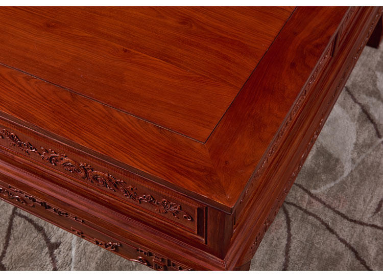 товар из китая 红木沙发刺猬紫檀木中式实木沙发花梨木全套客厅家具组合沙发椅 Jimei Red