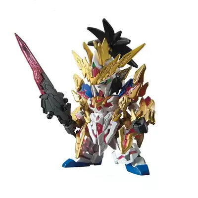 Bandai Gundam assembly model Q version SD Three Kingdoms Chuangjie biography Zhao Yun Liu Bei Guan Yu Zhang Fei Lü Bu Cao Cao