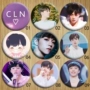 Học viên thần tượng Nine PERCENT Chen Linong huy hiệu hỗ trợ đường trâm có thể được tùy chỉnh phụ kiện cài áo vest nữ