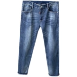 Демисезонные джинсовые джинсы для отдыха, свободный прямой крой