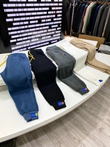 Upper body burst praise ribbon design three-dimensional tailoring autumn and winter men plus velvet thick casual pants 7260