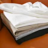 Лонгслив, хлопковые приятные телу джинсы с начесом, 290 грамм, круглый воротник, высокий воротник