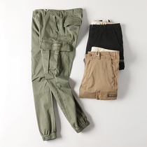 (Clearance does not return) version is too handsome spring and summer mens tooling pants multi-pocket trousers 4009