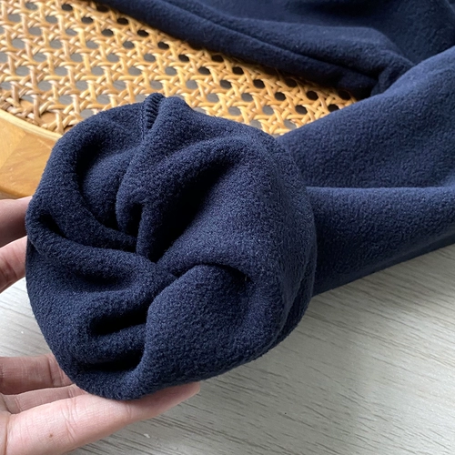 Двусторонная бархатная трендовая толстовка, круглый воротник