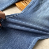 Демисезонные джинсовые джинсы для отдыха, свободный прямой крой