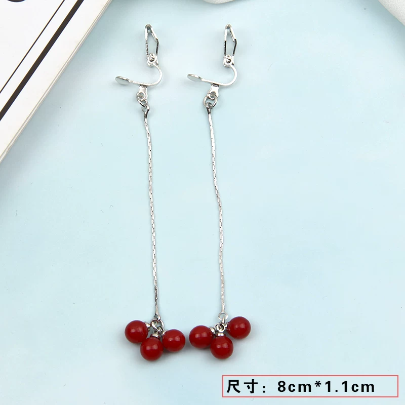 Серьги, свежие клипсы для ушей, простой и элегантный дизайн