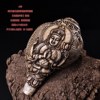 Antique Tibetan craftsmanship high-relief carving auspicious eight treasures right-handed conch shell living room study porch decorative ornaments
