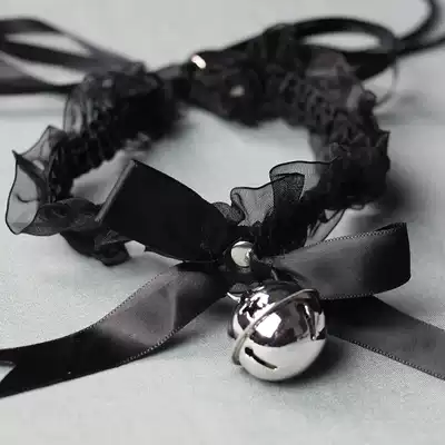 Oversized bell collar collar necklace sexy accessories cute sexy versatile tricolor role-playing lace ribbon