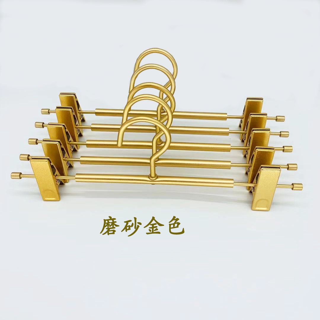 Pants clip frame S type pants rack underwear hanger home hanging clothes drying rack multi clip space aluminum alloy pants clip