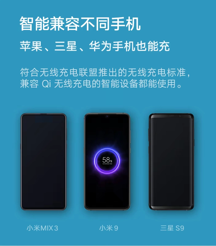 Ngân hàng điện không dây Xiaomi Youth Edition 10000mAh Ngân hàng điện đa năng nhỏ gọn và di động cho Apple và Huawei - Ngân hàng điện thoại di động