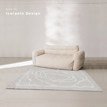 House Yan icarepets modern minimalist carpet tea table Living room Bedroom Bedroom bedside blanket beds Nordic rooms