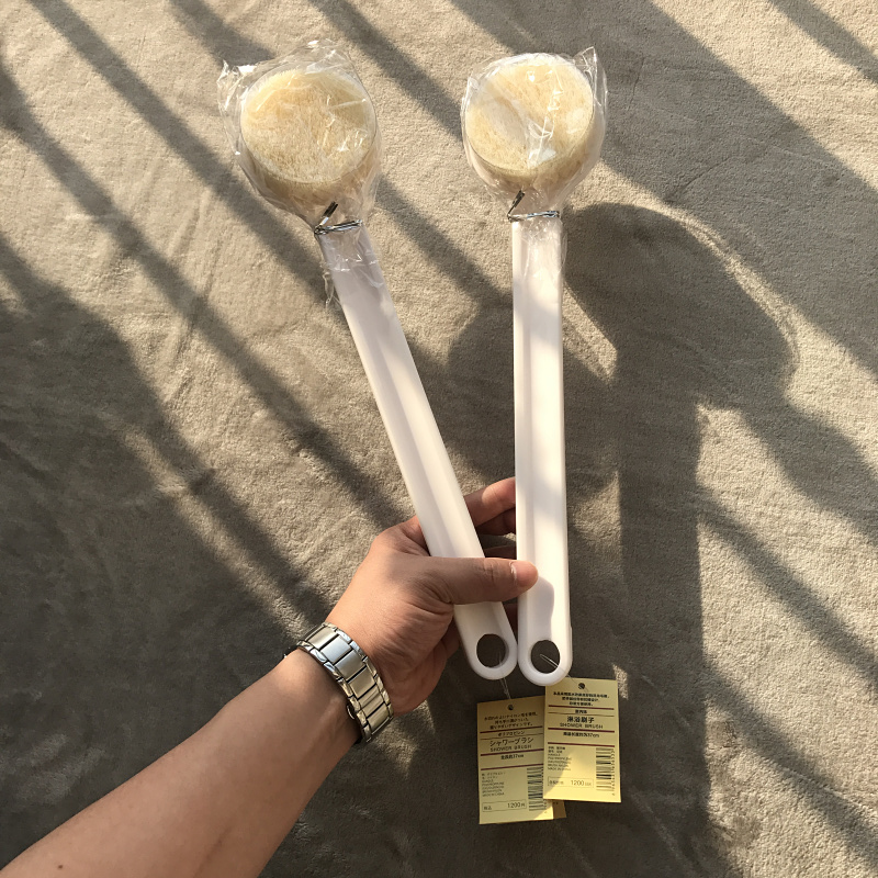 Just need Japanese ODM single S-type curved hair to grease bath rub back bath artifact bath brush