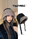 Suede Women's Winter Hat, Thickened with Ear Protection, Outdoor Warm Lei Feng Hat, Double-Sided, Plush, Windproof, Head-Covering Mongolian Hat