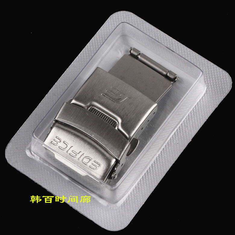 Boxed double insurance buckle stainless steel buckle one-piece Buckle brand buckle big buckle double insurance Watch accessories