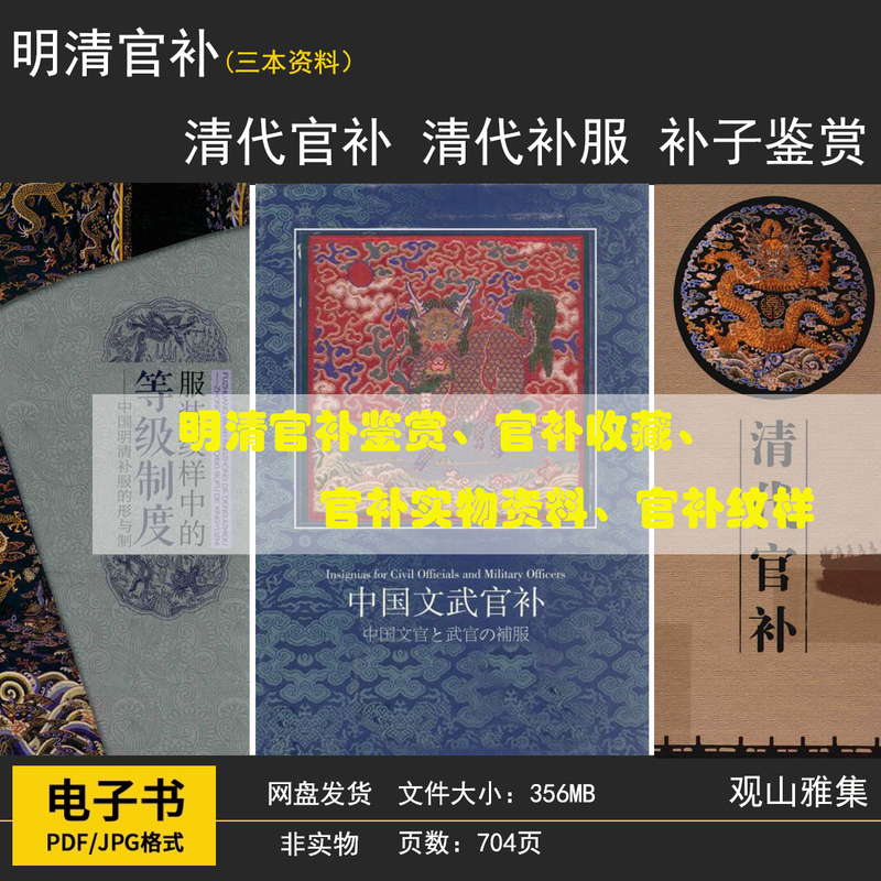 Embroidery Materials, Qing Dynasty Official Badges, Chinese Civil and Military Official Badges, Badge Appreciation, Badge Patterns, Pictures, Electronic Material Resources Embroidery Materials, Qing Dynasty Official Badges, Chinese Civil and Military Official Badges, Badge Appreciation, Badge Patterns, Pictures, Electronic Material Resources