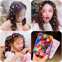 (100 iron box) childrens small hairpin hair grab clip banghai clip mini clip hair accessories female