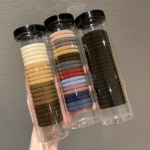 Безвредный эластичный хвостик, прочная универсальная резинка для волос, аксессуар для волос, простой и элегантный дизайн, не повреждает волосы