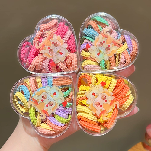 Детская безвредная резинка для волос, аксессуар для волос, не повреждает волосы