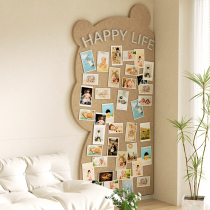 Felt wall stickers photo wall background board cork board wall photo wall album wall display board creative wall decoration
