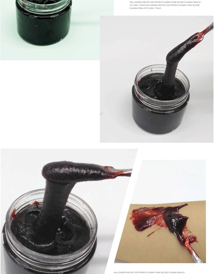 Vampire cos quay phim đạo cụ giả plasma khô plasma vết thương nữ zombie trang điểm plasma kem mỹ phẩm Halloween - Sản phẩm Đảng / Magic / Hiệu suất 	phụ kiện cosplay kiếm