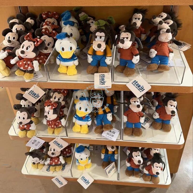 In Stock Japan Disney Store Stands Vintage Standing Plush Toys Mickey Stitch