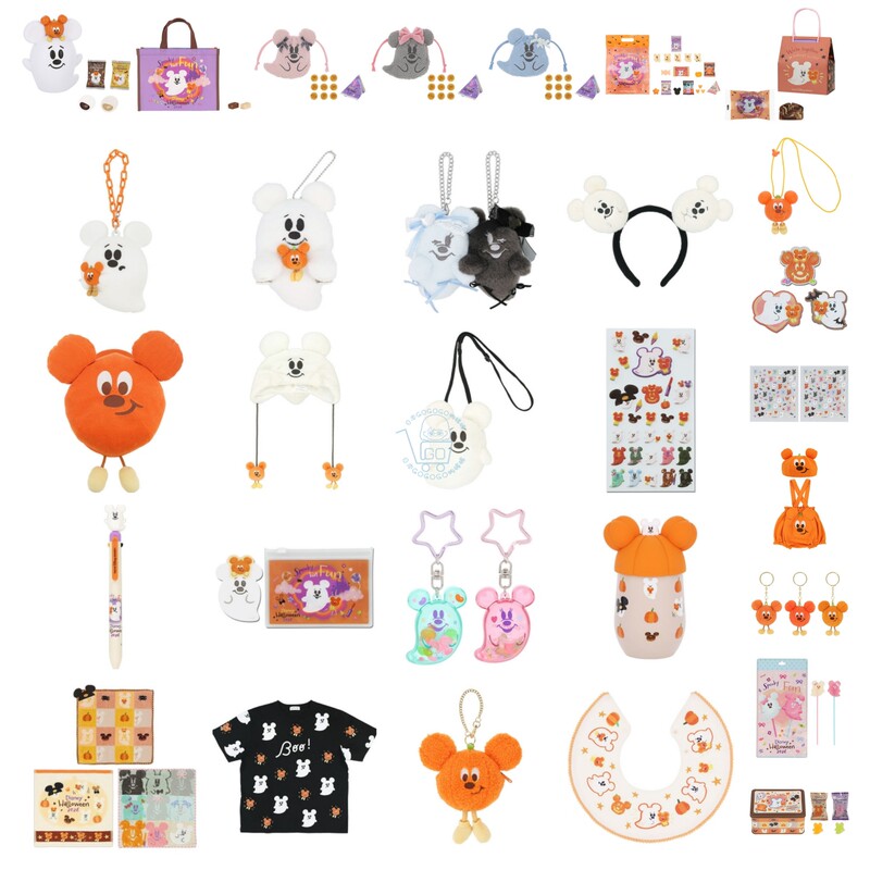 Tokyo Disney 2026 Halloween Mickey and Minnie Little Ghost Pendant Headband T-Shirt Sticker Water Cup Tokyo Disney 2026 Halloween Mickey and Minnie Little Ghost Pendant Headband T-Shirt Sticker Water Cup