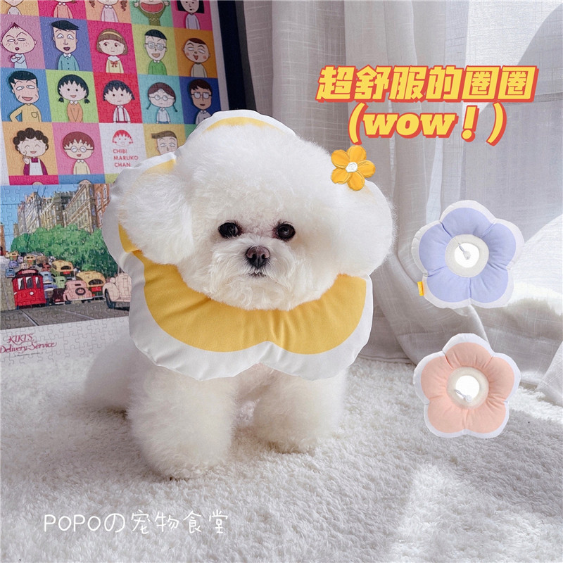 Pet Small Dog Dogs Cat Elizabeth Ring Anti Licking Soft Headgear Neck Ring Neuter Skin Problem Supplies