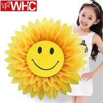 Dance hand holding sunflower props dance performance kindergarten performance sports meeting opening entrance sun holding flower