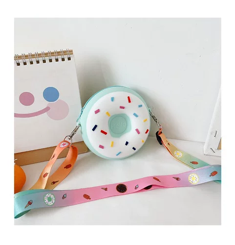 Милая сумка через плечо, небольшая сумка для принцессы, пончик, в западном стиле, популярно в интернете