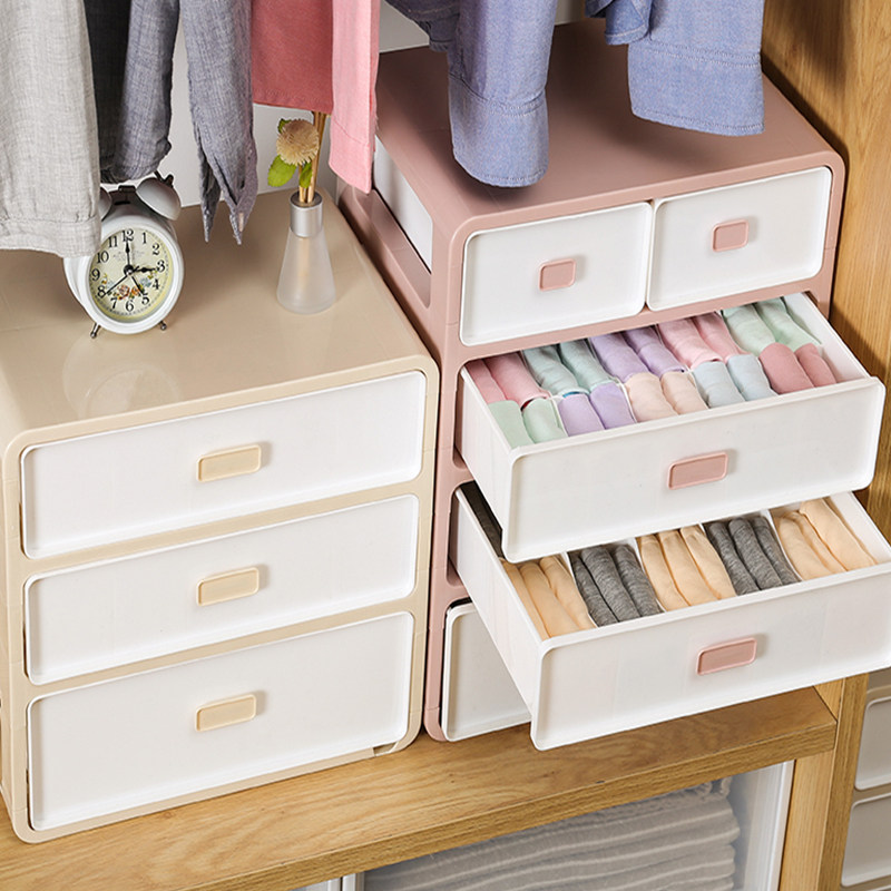 Underwear Briefs Containing box Home finishing lingerie Underwear Socks containing box Three-in-one-style Drawer Compartment