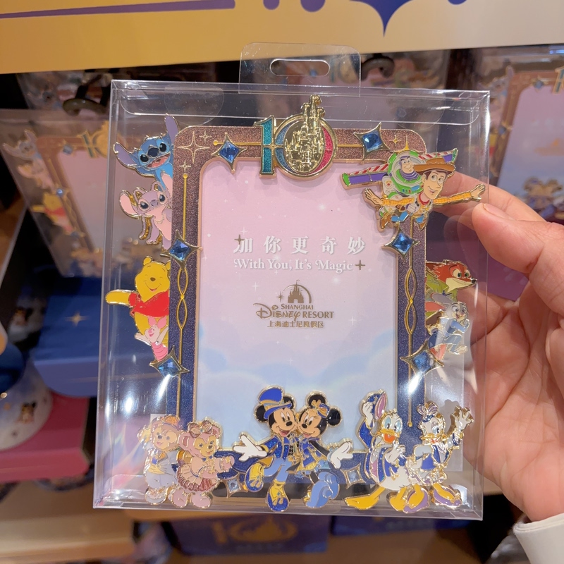 Shanghai Disney Domestic Edition 10Th Anniversary Celebration Series Mickey, Minnie, Donald Duck, Chichititi Photo Frame Shanghai Disney Domestic Edition 10Th Anniversary Celebration Series Mickey, Minnie, Donald Duck, Chichititi Photo Frame