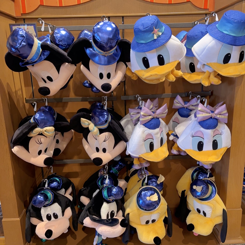 Shanghai Disney Domestic Agent 10Th Birthday Celebration Mickey and Friends Mickey Minnie Mini Body Hat